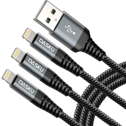 Iphone Charger Fast Charging 10FT, 3Pack [Apple Mfi Certified] Long Lightning Cable to USB Iphone Charging Cord for Iphone 14, 13, 12, 11, 8, 7, X, XR, XS, SE, Ipad Pro, Air, Mini, Ipod & Airpods